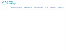 Tablet Screenshot of cloudconceptgroup.com